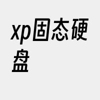 xp固态硬盘